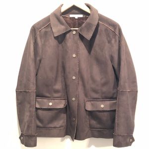 Faux Suede Jacket